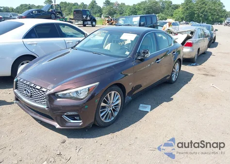 2018 Infiniti Q50 3.0T Luxe from USA, damaged, VIN JN1EV7AR9JM610733